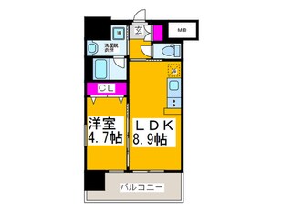 プレジオ布施ＡＳＩＡＮの物件間取画像